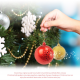 Bluetooth zvucnik novogodisnji ukras crveni - 87815