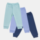 Mafimi Pamučne Pantalonice set od 3 - aqva, plava, teget - P-1263