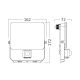 BRAYTRON LED reflektor sa senzorom BRY-FLOOD-WF-30W-WHT-3u1-SNS-IP54 - BT60-63080