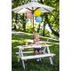 KINDER HOME Baštenska garnitura KINDER HOME, Dečiji sto za piknik, Kišobran anti-UV 30+ - C076-1