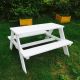 KINDER HOME Baštenska garnitura KINDER HOME, Dečiji sto za piknik, Kišobran anti-UV 30+ - C076-1