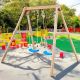 Dečija drvena ljuljaška KINDER HOME za baštu, dupla - C673