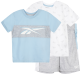 REEBOK letnji  set tri dela za dečake,belo sivo plava - C9870RB