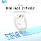 Kucni punjac KONFULON JK82 + DC64 PD 20W, QC 18W, sa kablom USB na Lightning beli - EP2937022