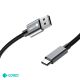 Data kabl Coteci 87313 60W 10 Gbps USB 3.0 na Type C crni 2m - EP2808247