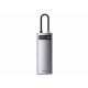 BASEUS Prikljucna stanica 8 u 1 Multifunkcionalna Type-C to HDMI+USB 3.0+PD+RJ45+SD TF siva - CAHUB-CV0G