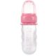 CANPOL Babies silikonska mljackalica 56/110 - pink - 56-110_pin