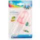 CANPOL Babies silikonska mljackalica 56/110 - pink - 56-110_pin