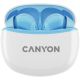 CANYON Bluetooth slušalice TWS-5, plava - CNS-TWS5BL