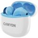 CANYON Bluetooth slušalice TWS-5, plava - CNS-TWS5BL