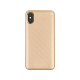 Maska za iPhone XR zlatna Carbon fiber - 030559