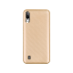Maska za Samsung M10 zlatna Carbon fiber - 032746