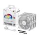 ASUS Ventilator 3u1 TUF Gaming TR120 ARGB, bela - CAS02505