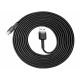 BASEUS Kabl Cafule USB to Type-C 3m sivo-crna - CATKLF-UG1