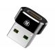 BASEUS Adapter Mini Female To Type-C konverter crna - CATOTG-01