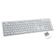 MEETION WK841 BEŽIČNA 2.4GHZ SILENT Tastatura, BELA - EP3251562