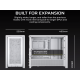 CORSAIR Kucište FRAME 4000D RS Mid-Tower/ATX/kaljeno staklo/bez napajanja/bela - EP2425843