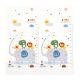 BBO SKLOPIVA PODLOGA ZA IGRU OD PENE (CC6603) - ELEPHANT & BABY ANIMALS (180x200x1cm) - EP3083390