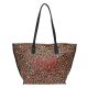 CAVALLI CLASS shopper ženska torba AZZURRA, Lepard&Black - CCHB01722400