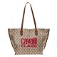 CAVALLI CLASS shopper ženska torba AZZURRA, Monogram&Red - CCHB01722600