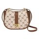 CAVALLI CLASS crossbody ženska torba BEATRICE, Light Monogram & Chocolate - CCHB01772500