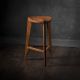 MEDA FURNITURE Drvena barska stolica Terca Trešnja - TresTerIzd35