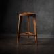 MEDA FURNITURE Drvena barska stolica Terca Trešnja - TresTerIzd35