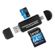 Čitač kartica Card Reader JWS-AD200 crni - 610007