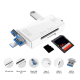 Čitač kartica USB JWD 6u1 OTG beli - 220863-1-1-1-1-1-1-1