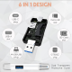 Čitač kartica USB JWD 6u1 OTG beli - 220863-1-1-1-1-1-1-1