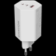 CANYON Punjač HEXAGON 65 GaN 65W 2xPD 1xQC, bela - CND-CHAHEX65W