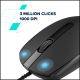 CANYON Wired optical mouse with 3 buttons, DPI 1000, with 1.5M USB Mountain lavender - CNE-CMS10ML