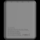 CANYON Power bank PB-2008 LED FLAT 20000 mAh PD100W QC3.0, siva - CNE-CPB2008DG