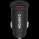 CANYON Punjač za auto USB-A/C,С-20B03 - CNS-CCA20B03