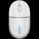 CANYON mouse OnClick 24 BT/ Wireless Transparent/White - CNS-CMSW24W