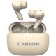CANYON Bluetooth slušalice OnGo TWS-10, bež - CNS-TWS10BG
