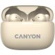 CANYON Bluetooth slušalice OnGo TWS-10, bež - CNS-TWS10BG