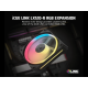 Kuler za PC CORSAIR iCUE LINK LX120-R/RGB/120mm/single fan/crna - EP3062779