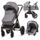 Coccolle Melora Kolica za Bebe 3u1 - Siva - 10208