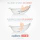COLIBRO kadica za kupanje bebe 2u1 Spa dove, siva - WA-CO-SPA-DO
