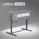 COLIBRO Kolevka za bebe Nap dove, siva - L-CO-NAP-DO