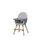 COLIBRO Hranilica za bebe 3u1 Scandi dove, siva - KR-CO-SCANDI-DO