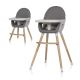 COLIBRO Hranilica za bebe 3u1 Scandi onyx, tamnosiva - KR-CO-SCANDI-ON