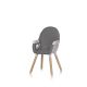 COLIBRO Hranilica za bebe 3u1 Scandi onyx, tamnosiva - KR-CO-SCANDI-ON