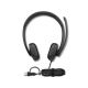 Slušalice LENOVO VoIP Headset 5000 žicne /USB-C+adapter USB-A/ Teams/crna - EP2950538