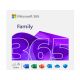 Licenca MICROSOFT Retail Microsoft 365 Family FY25H2 /32bit/64bit/English/6 korisnika/1 godina - EP3056468