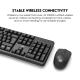 Combo miš i tastatura wireless Fantech WK-894 crni - 106382
