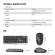 Combo miš i tastatura wireless Fantech WK-894 crni - 106382