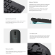 Combo miš i tastatura wireless Xiaomi crna - 96483-1