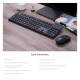 Combo miš i tastatura wireless Xiaomi crna - 96483-1